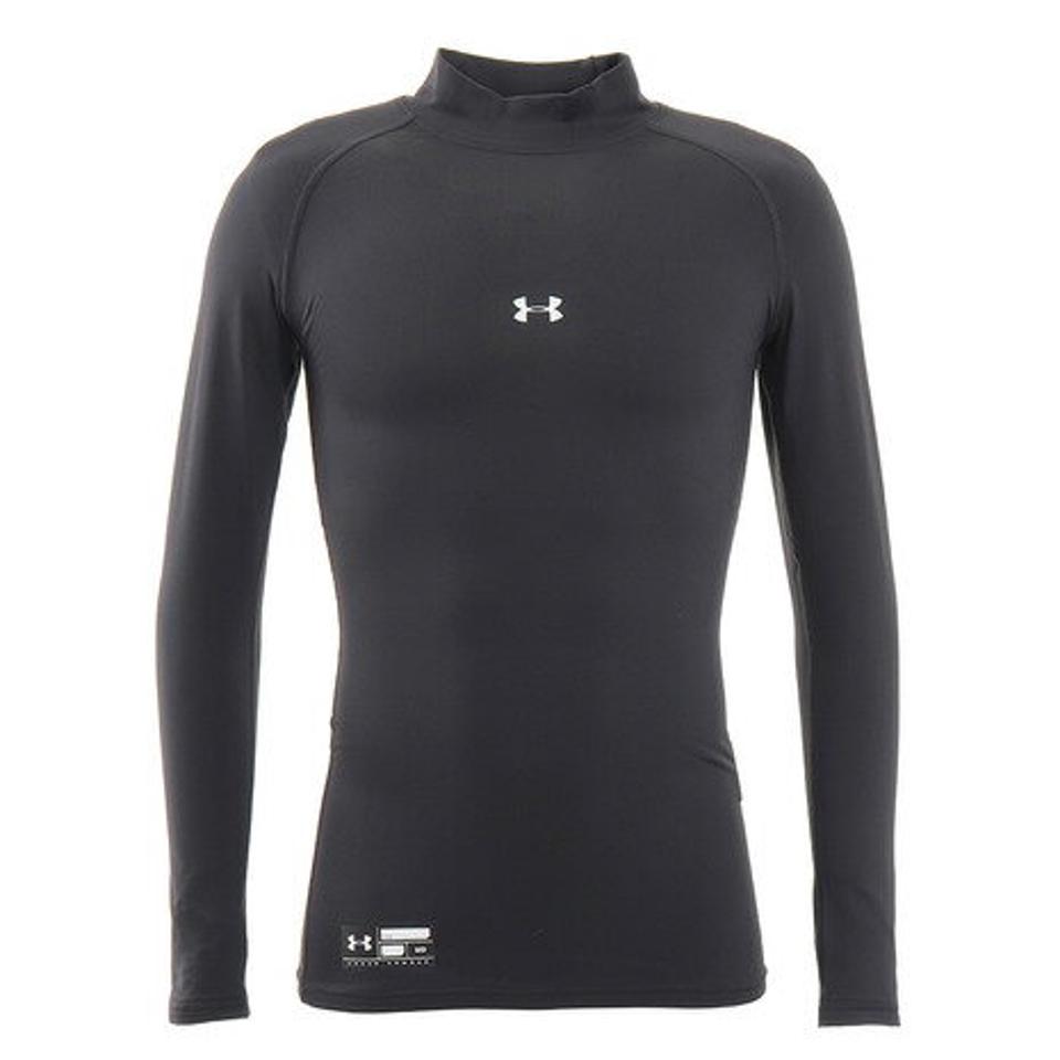 アンダーアーマー(UNDER ARMOUR) コールドギアアーマー ロングスリーブ モックシャツ 1346864 BLK BB 防寒 トレーニング 冬用 インナー ハイネック (メンズ)