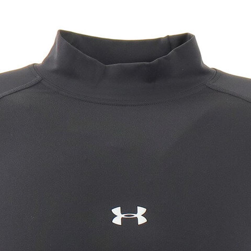 アンダーアーマー(UNDER ARMOUR) コールドギアアーマー ロングスリーブ モックシャツ 1346864 BLK BB 防寒 トレーニング 冬用 インナー ハイネック (メンズ)