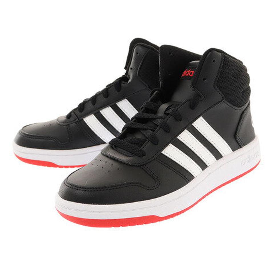 アディダス（adidas） ジュニアスニーカー ボーイズ スポーツシューズ フープス 2.0 Mid FY7009 （キッズ）