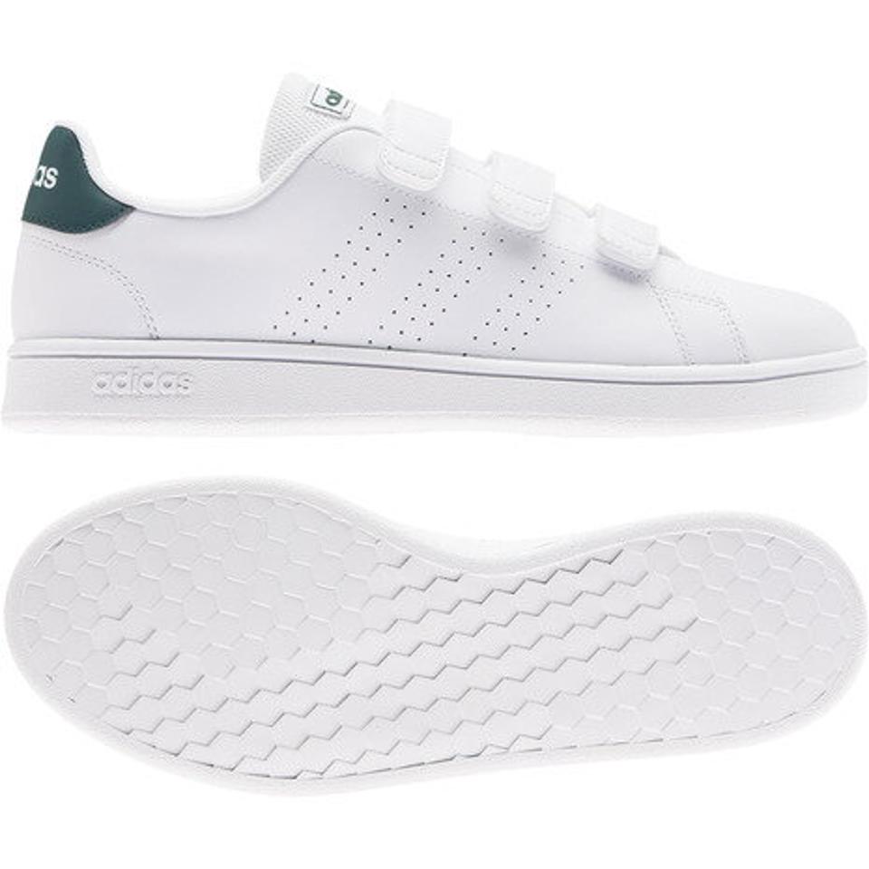 【5/1限定 3点購入で10％OFFクーポン】アディダス（adidas） スニーカー アドバンテージ ベース GX0723 ホワイト ベルクロ 白 通学 学生 スポーツシューズ （メンズ）