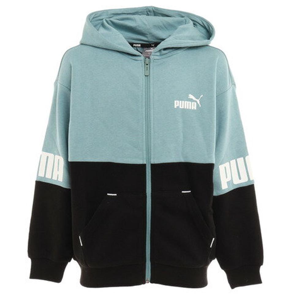 プーマ（PUMA） ジュニア POWERフーデッドジャケット 849658 50 BLU （キッズ）