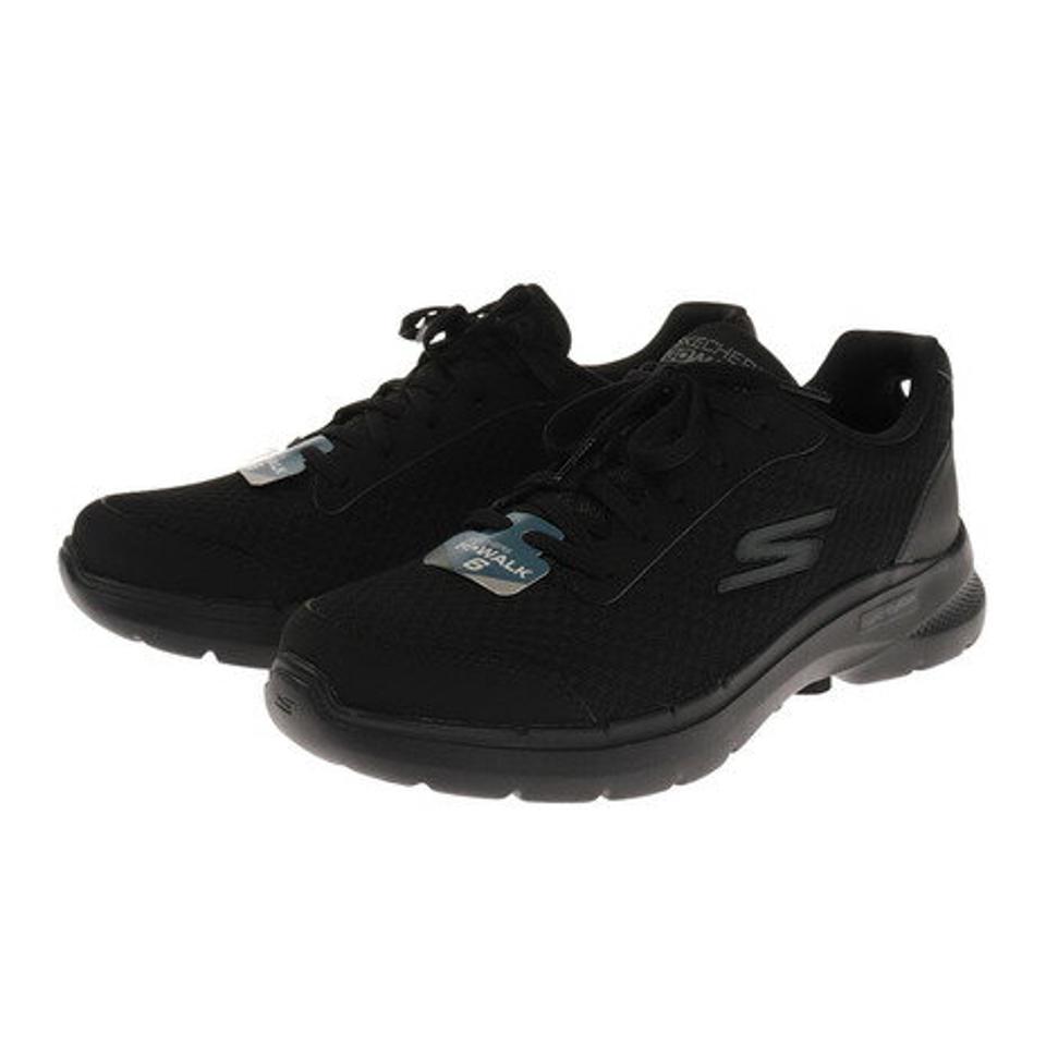 スケッチャーズ（SKECHERS）（メンズ）スニーカー ゴーウォーク 6 GO WALK 6 ROCA 黒 ブラック グレー 216268 ウォーキングシューズ フィットネス 通勤 通学