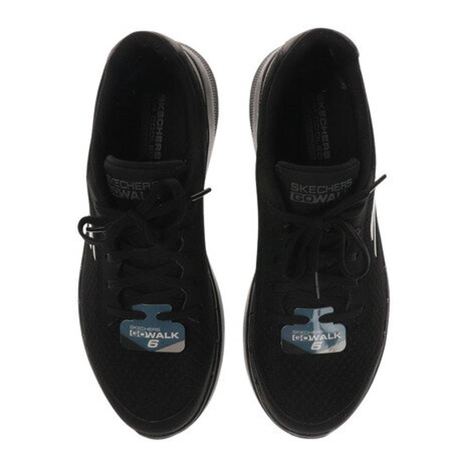 スケッチャーズ（SKECHERS）（メンズ）スニーカー ゴーウォーク 6 GO WALK 6 ROCA 黒 ブラック グレー 216268 ウォーキングシューズ フィットネス 通勤 通学