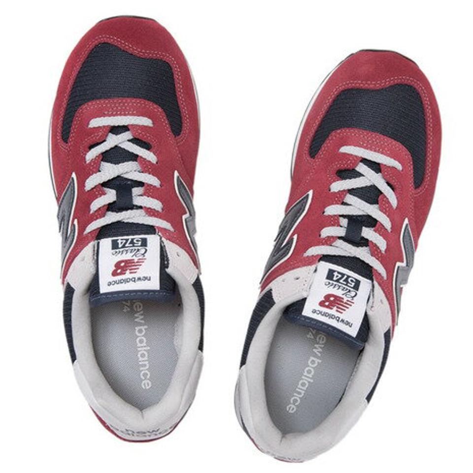 ニューバランス（new balance） スニーカー 赤 レッド ML574 EH2 D スポーツシューズ 靴 シューズ メンズ レディース （メンズ、レディース）