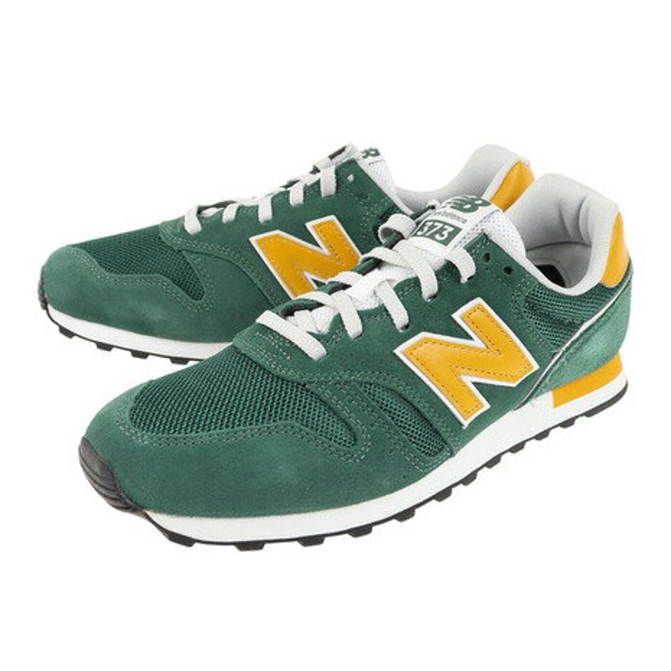 【20%OFFクーポン 8/25まで】ニューバランス（new balance） スニーカー 緑 グリーン イエロー ML373 VR2 D スポーツシューズ 靴 シューズ メンズ （メンズ）