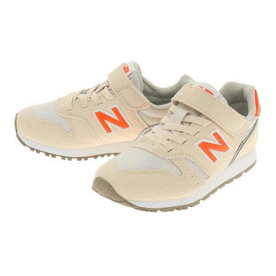 ニューバランス（new balance）（キッズ）スニーカー ベージュ YV373 JF2 M スポーツシューズ 子供 17.0 17.5 18.0 18.5 19.0 19.5 20.0 20.5 21.0 21.5 22.0