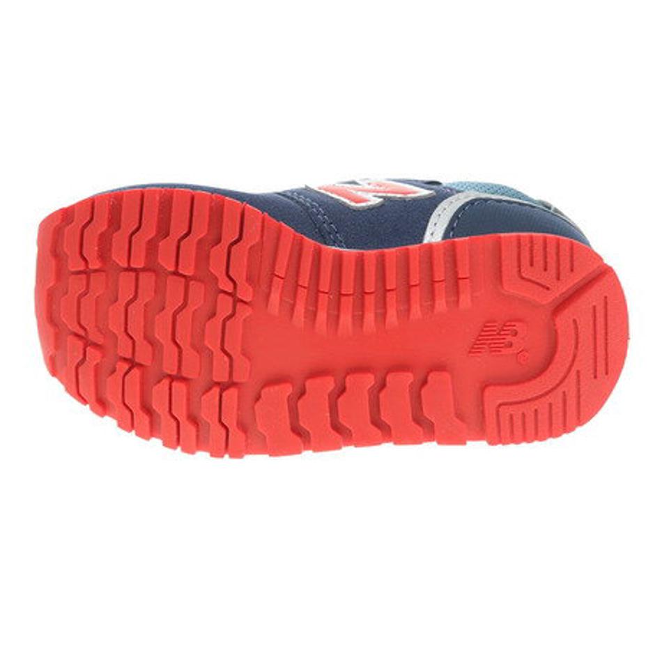 ニューバランス（new balance）（キッズ）スニーカー ネイビー レッド IZ373JA2 W ジュニア スポーツシューズ 子供靴 運動