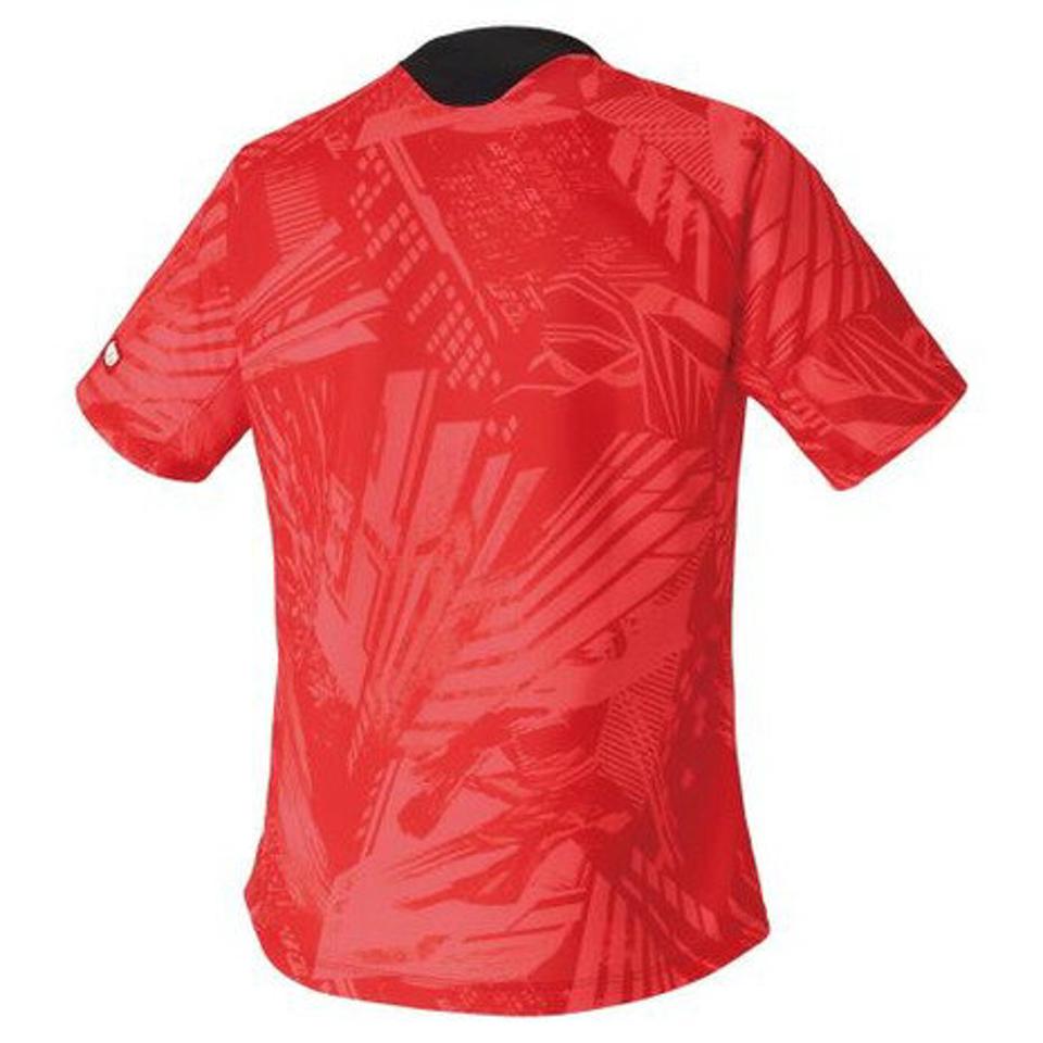 ミズノ(MIZUNO) 卓球ウエア ゲームシャツ 赤 レッド 82JA000162 (メンズ、レディース)