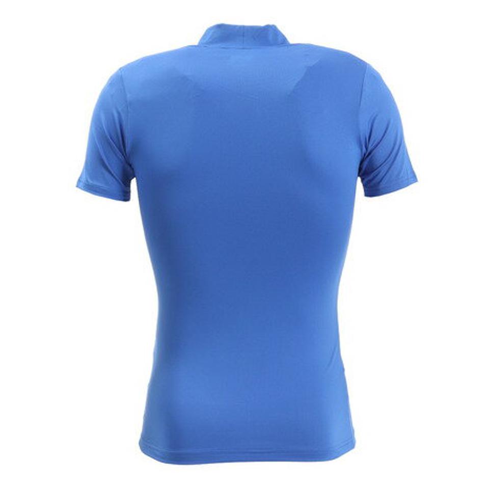 パフォーマンスギア(PG) ストレッチ ハイネック半袖 プラクティスシャツ 741PG9ES4524 BLU (メンズ)