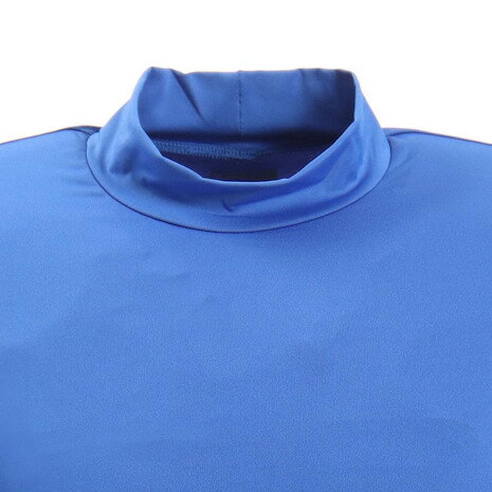 パフォーマンスギア(PG) ストレッチ ハイネック半袖 プラクティスシャツ 741PG9ES4524 BLU (メンズ)