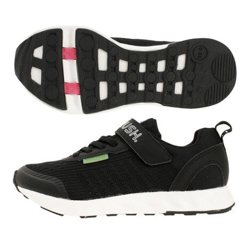 ムーンスター（MoonStar）（キッズ） ジュニア ランニングシューズ 黒 ラブラッシュ LV パープル ブラック 1085 12295536 22SS スニーカー