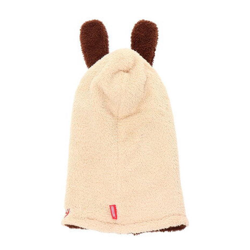 ベスプ(VESP) ニット帽 キッズ スキー ジュニア PEANUTS SNOOPY SOLID フードウォーマー VSJB1012BE 雪遊び (キッズ)