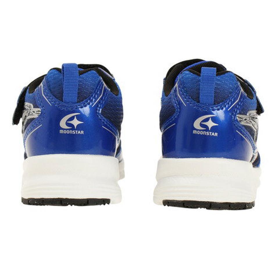 ムーンスター（MoonStar）（キッズ） ジュニア ランニングシューズ 青 SS J817 3E レインボー ブルー 12284878 12284879 スニーカー