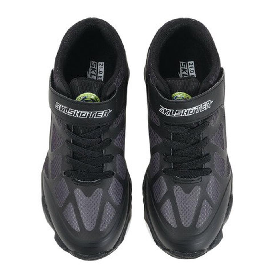 【1/25 24h限定 エントリー＆対象3店舗買い回りで最大P10倍！】ムーンスター（MoonStar）（キッズ）ジュニア ランニングシューズ 黒 緑 スキルシューター SK エアドライブ 12295706 22SS スニーカー