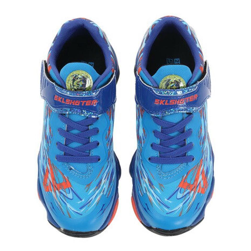 ムーンスター（MoonStar）ランニングシューズ ジュニア 青 緑 スキルシューター SK シップウ ブルー グリーン 12295675 22SS ボーイズ スニーカー （キッズ）