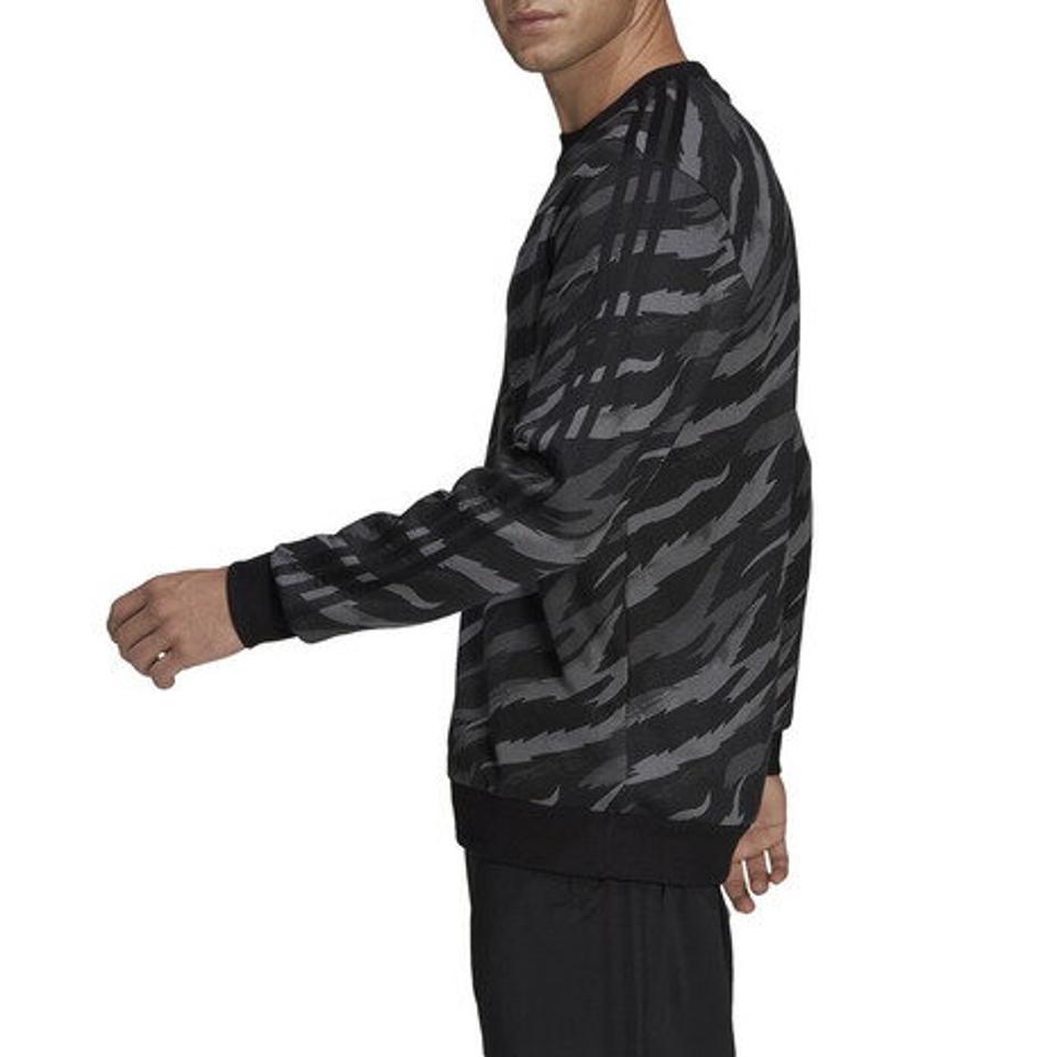 アディダス（adidas） エッセンシャルズ フレンチテリー カモプリント スウェットシャツ QB400 （メンズ）