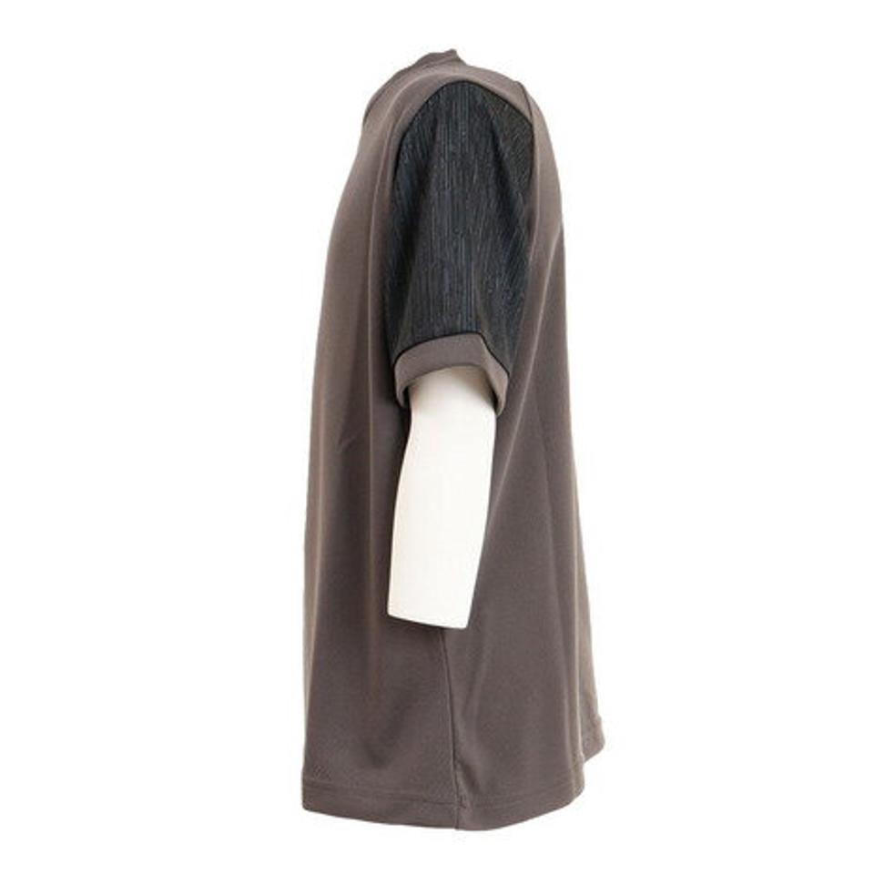 【10%OFFクーポン 対象ウェア2点以上購入で 5/5まで】デュアリグ(DUARIG) サッカーウェア ジュニア ドライプラス 半袖 Tシャツ プラクティスシャツ 2S8210-SCWR-742UK CGRY (キッズ)