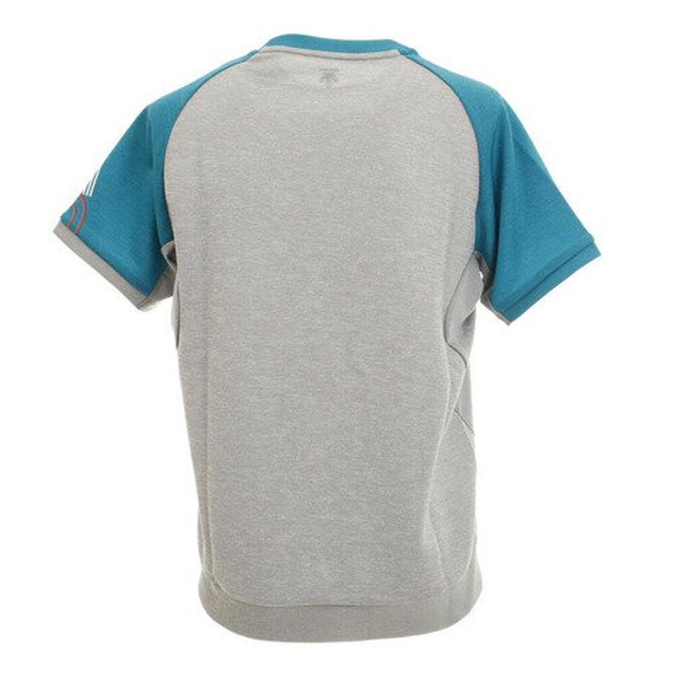 デサント（DESCENTE） 半袖スウェット DVUQJC20 GRM 【バレーボールウェア スポーツウェア】 （メンズ、レディース）