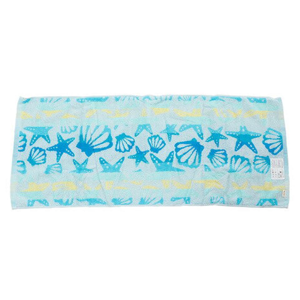 アミナ(amina) グラデシェルフェイスタオル BLU 4CMP7201-B (レディース)