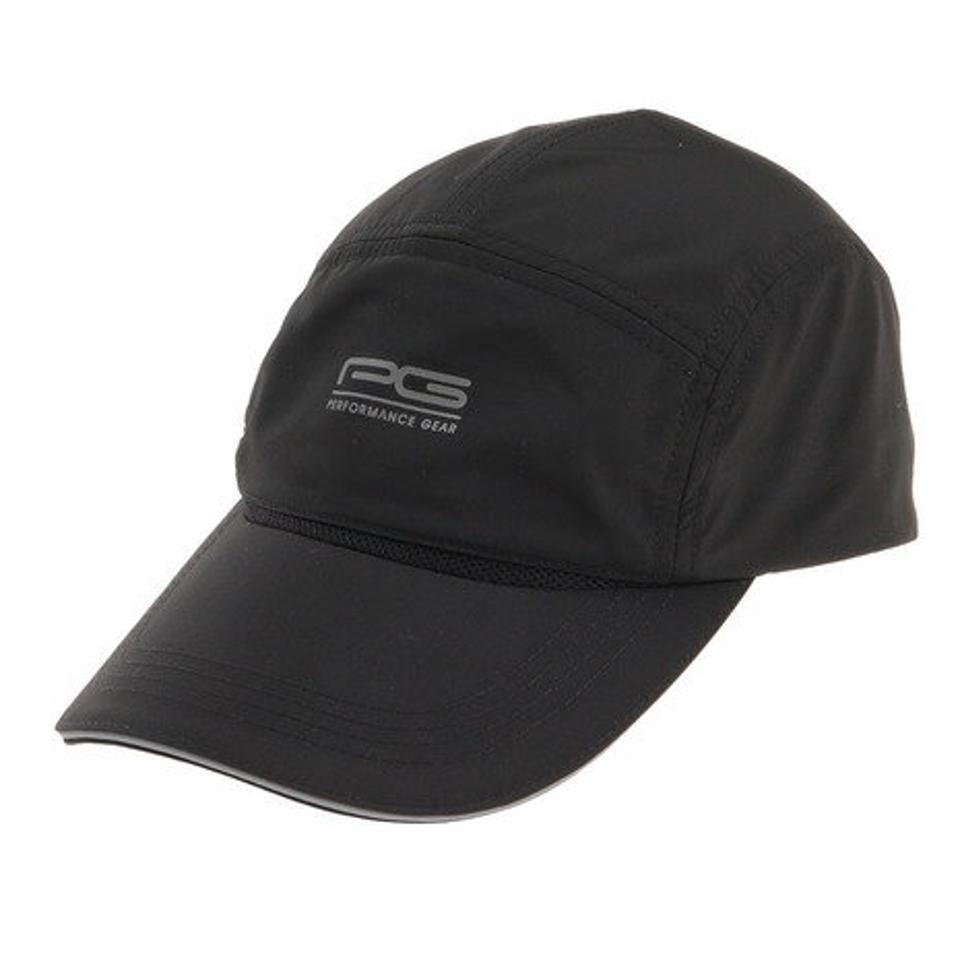 パフォーマンスギア(PG) 吸汗速乾 ドライプラス ランニングサンシェードキャップ 826PG1ST2416 BLK 帽子 (メンズ)