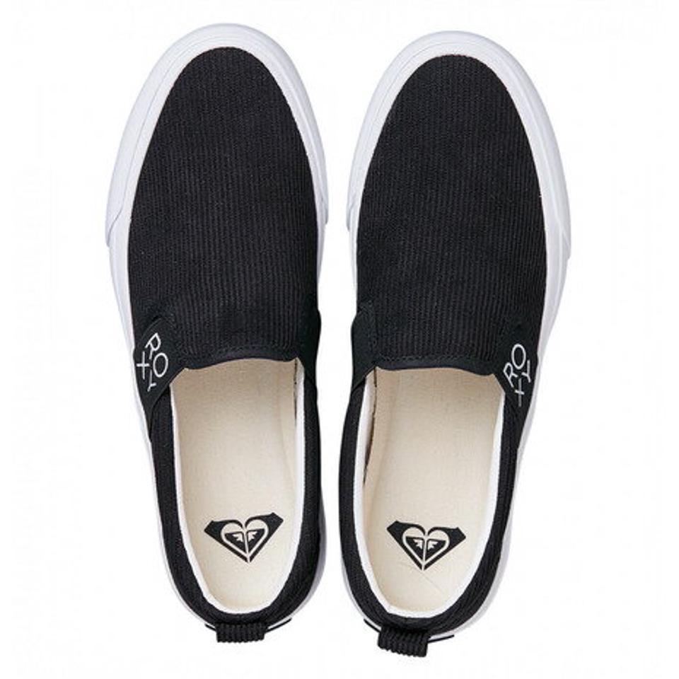 ロキシー（ROXY） スニーカー キャンパスシューズ GOOD DAY スリッポン 21FWRFT214403BLK （レディース）