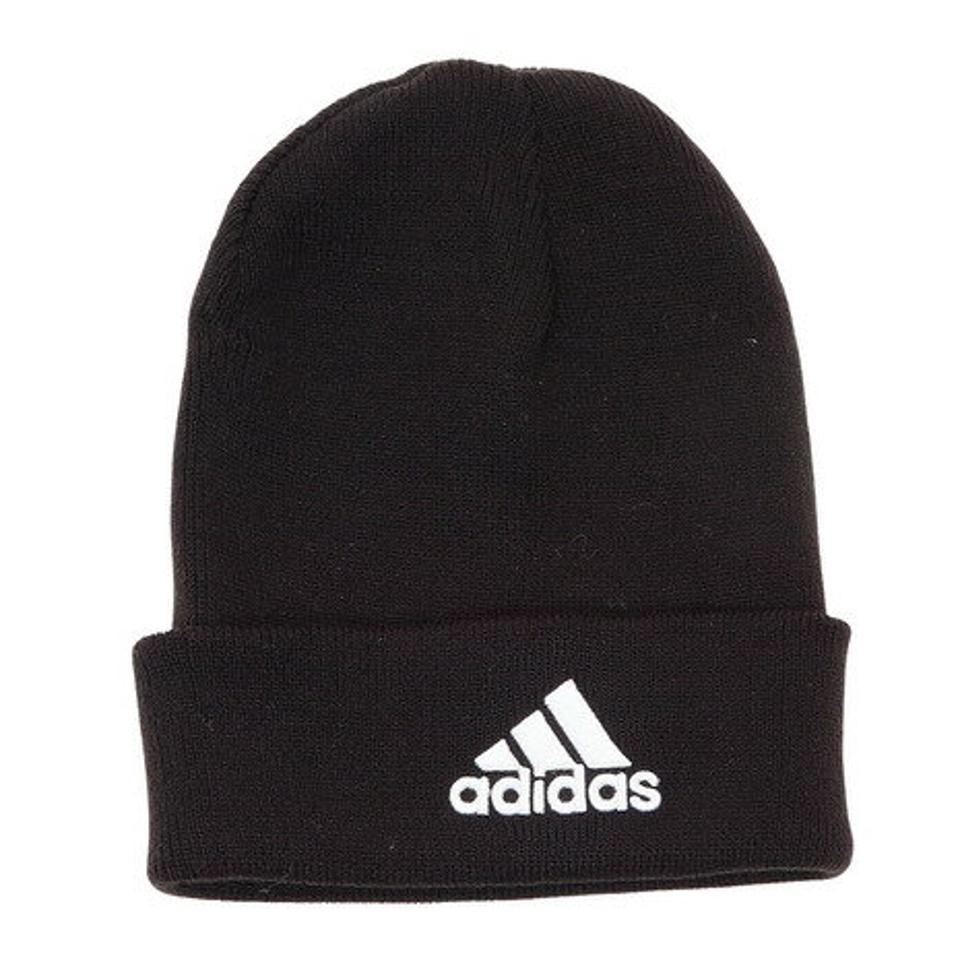 アディダス(adidas) ニット帽 防寒 ロゴ ビーニー 黒 IRJ30-FS9022 (メンズ)