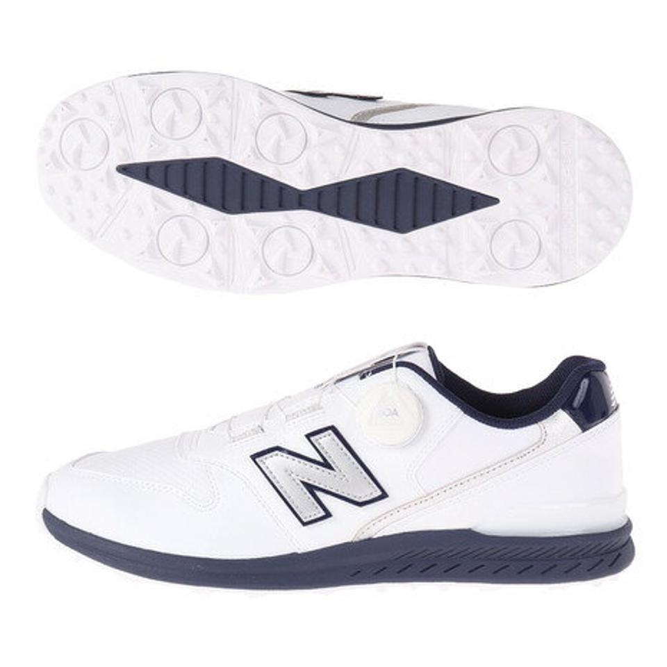 ニューバランス（new balance） ゴルフシューズ UGBS996 X Dスパイクレス ホワイト （メンズ）