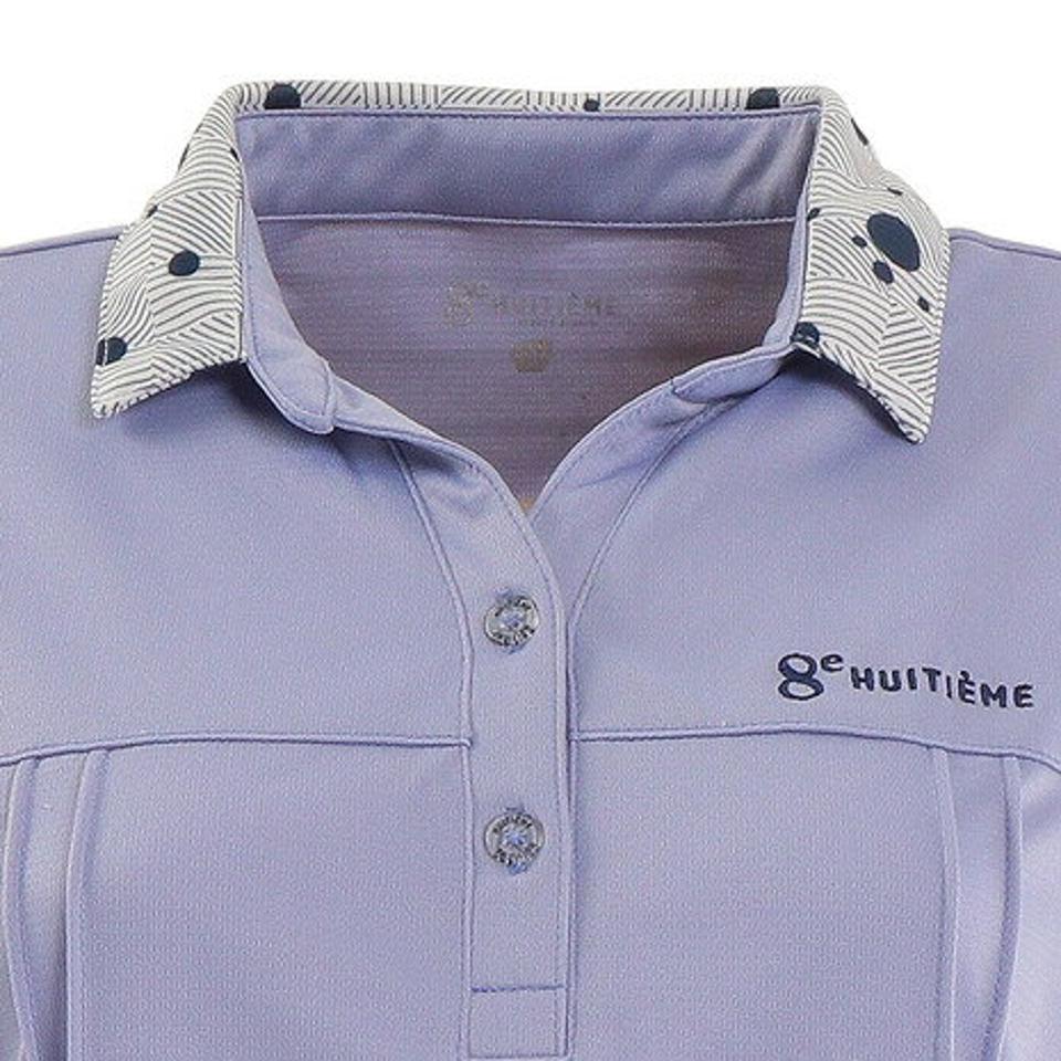 ウィッテム（HUITIEME） テニス ドライプラス プリント ポロシャツ HU20FLS733052LBLU （レディース）