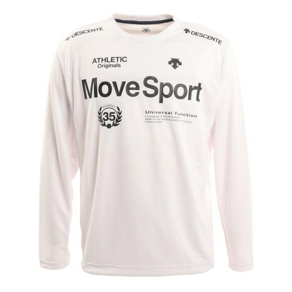 デサント（DESCENTE） ドライ 速乾 UV クール SUNSCREEN ヘザー長袖シャツ DMMTJB51 WH （メンズ）