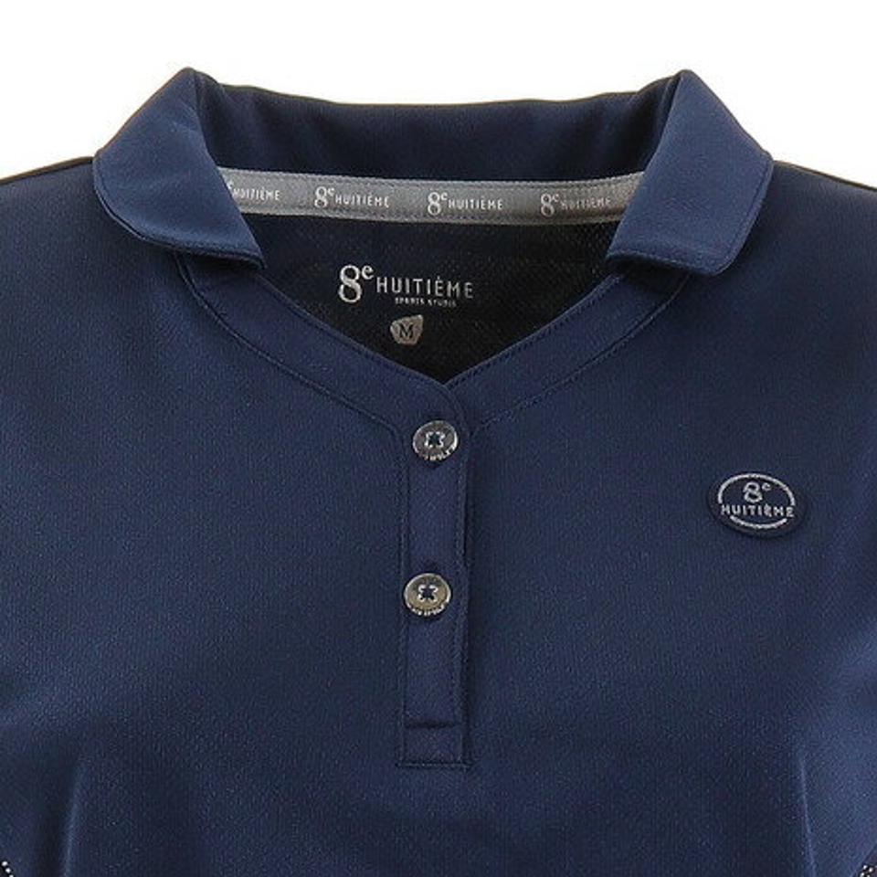 ウィッテム（HUITIEME） テニス ドライプラス ドット ポロシャツ HU20FLS733062NVY （レディース）