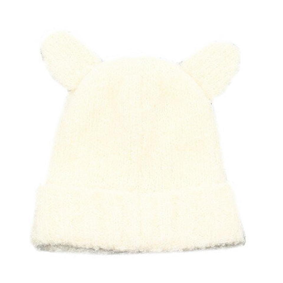 その他ブランド(OTHER BRAND) ジュニア ニットキャップ キャット 335Z2DW5037 WHT (キッズ)