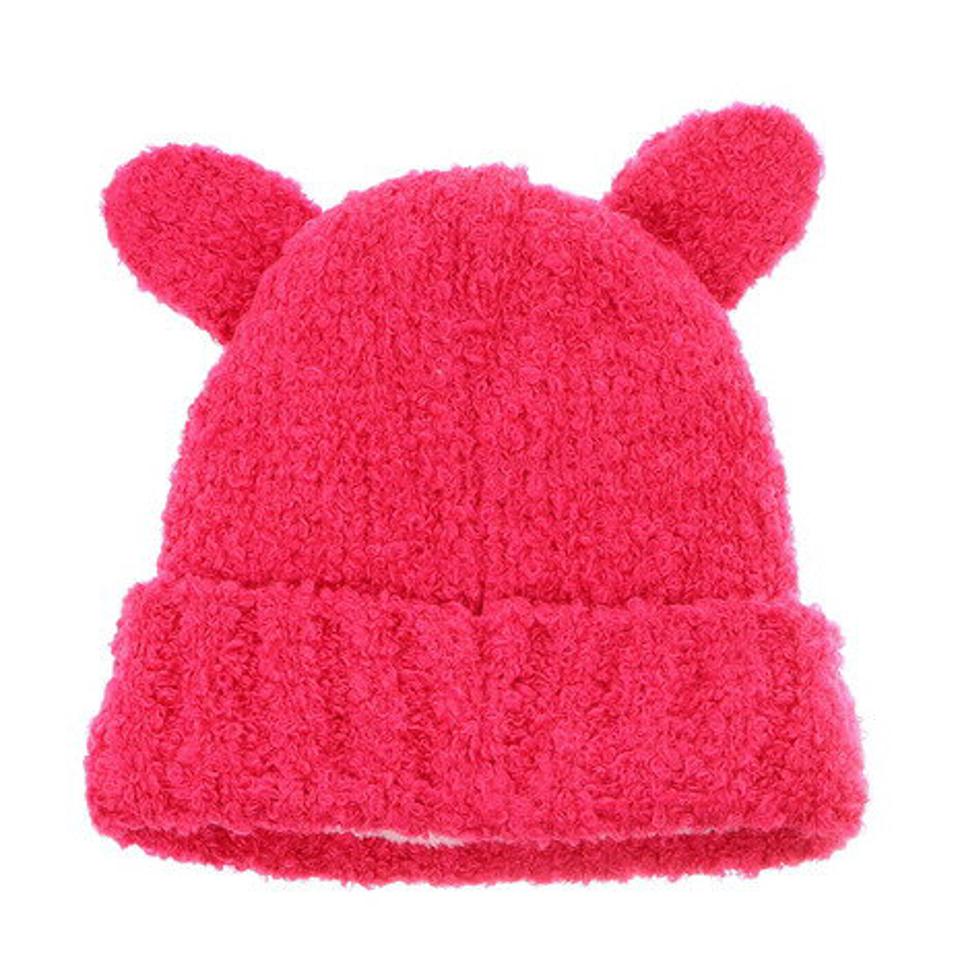 その他ブランド(OTHER BRAND) ジュニア ニットキャップ キャット 335Z2DW5037 PNK (キッズ)