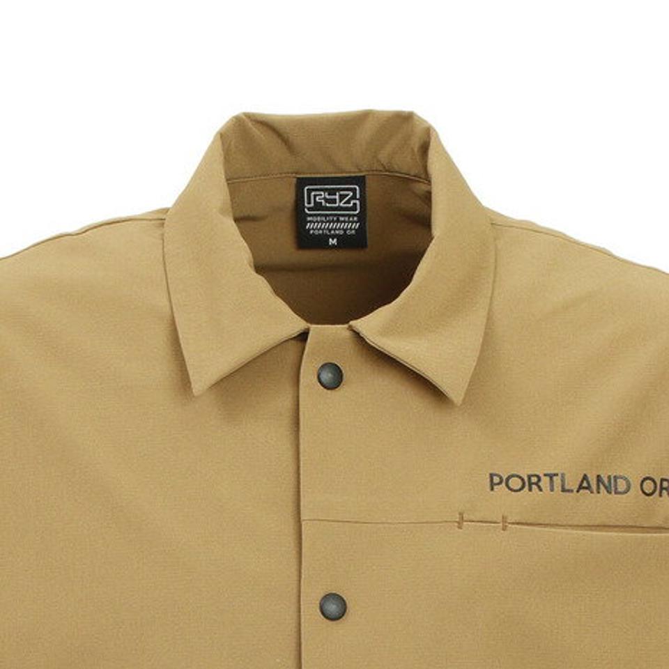 【5点以上で10％OFFクーポン！8/11まで】ライズ（RYZ） MFX ウーブン シャツ 869R1EG6249 BEG （メンズ）