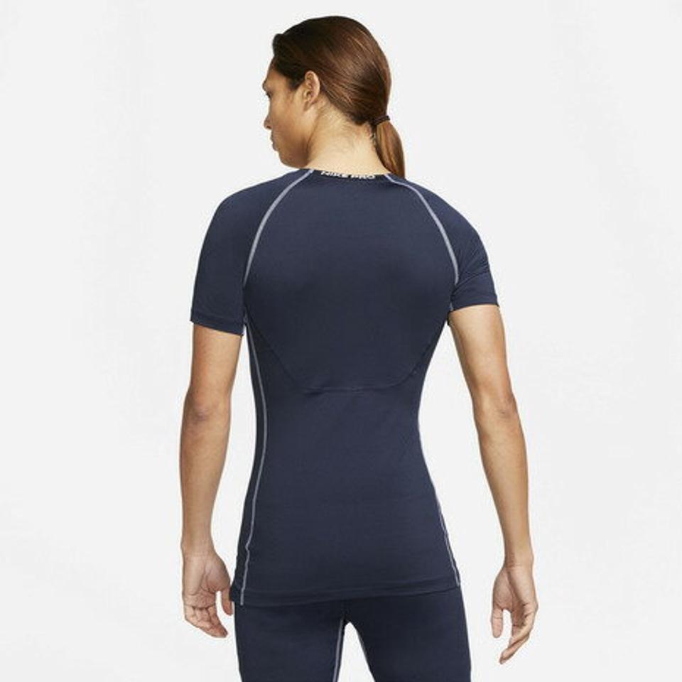 ナイキ（NIKE）（メンズ）プロ ドライフィット タイト半袖トップス DD1993-451 ネイビー 速乾