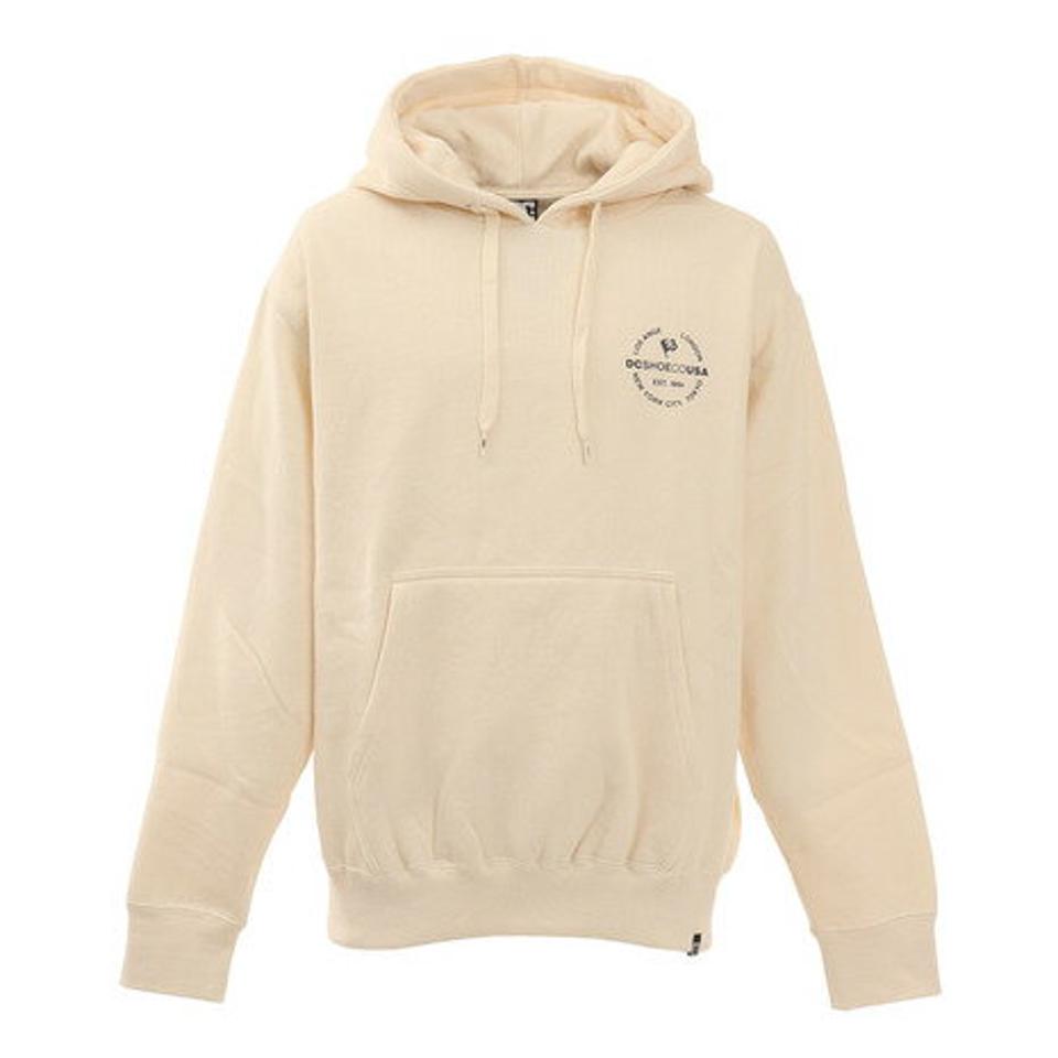 ディーシーシューズ（DC SHOES）（メンズ）CIRCLE プリント スウェットパーカーフーディー 21FW DPO214029X IVO
