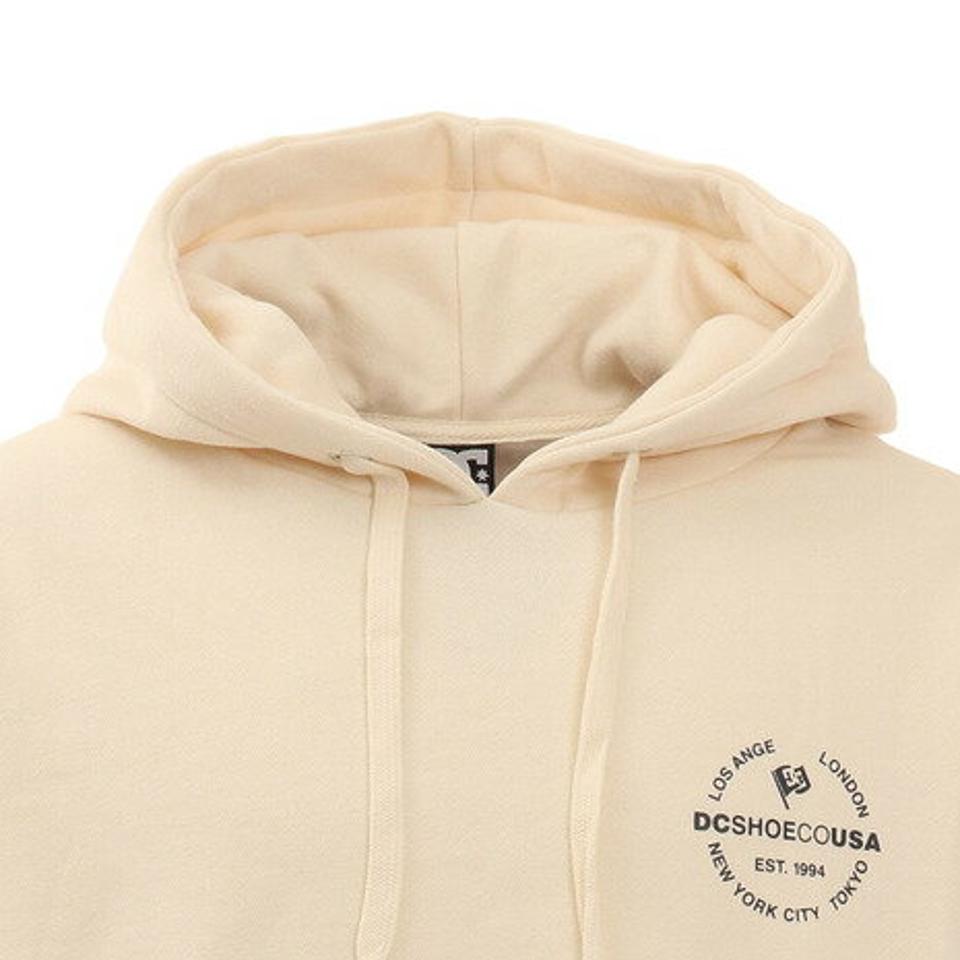 ディーシーシューズ（DC SHOES）（メンズ）CIRCLE プリント スウェットパーカーフーディー 21FW DPO214029X IVO