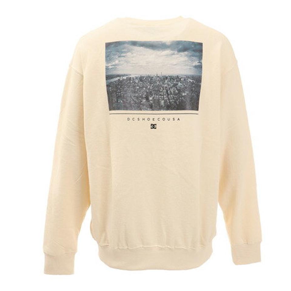 ディーシーシューズ（DC SHOES）（メンズ）BACK PHOTO プリントスウェット 21FW DPO214028X IVO