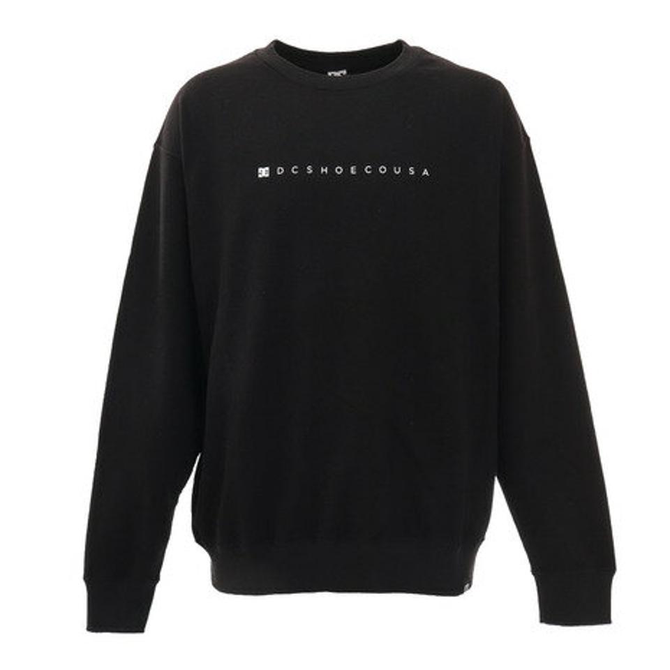 ディーシーシューズ（DC SHOES）（メンズ）BACK PHOTO プリントスウェット 21FW DPO214028X BLK