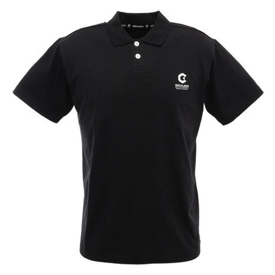 ジローム（GIRAUDM） ドライ 速乾 UVカット メンズ 半袖ポロシャツ 863GM0CD2442 BLK オンライン価格 （メンズ）
