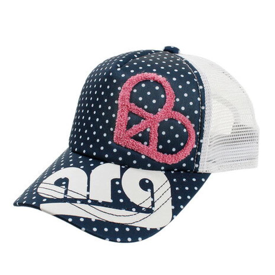 エーアールジー(arg) 帽子 キッズ EMB メッシュキャップ AG99AC1189J NVY 日よけ (キッズ)