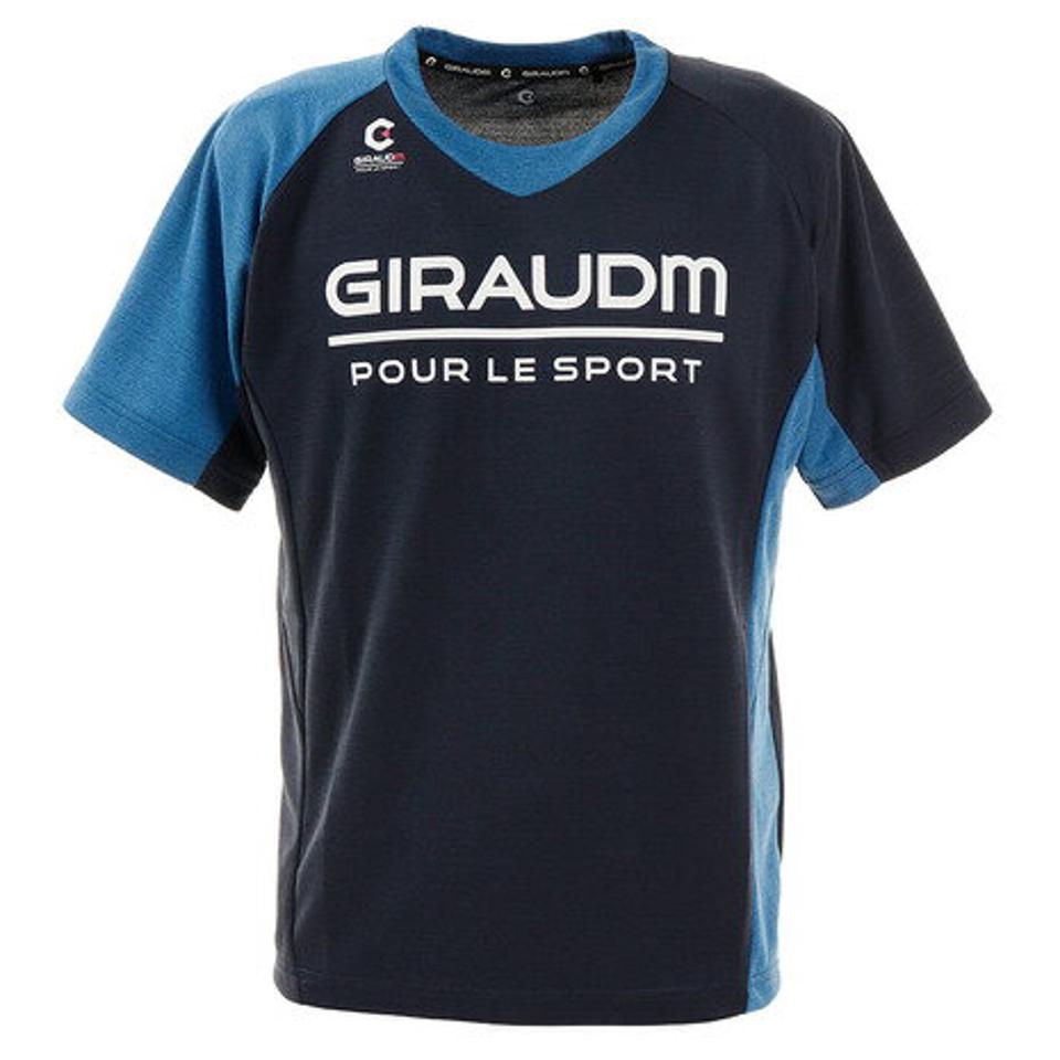 ジローム（GIRAUDM） サッカーウェア メンズ Tシャツ ドライプラスプロ 切り替え プラクティスシャツ FS 741GM0TF9335 NVY （メンズ）
