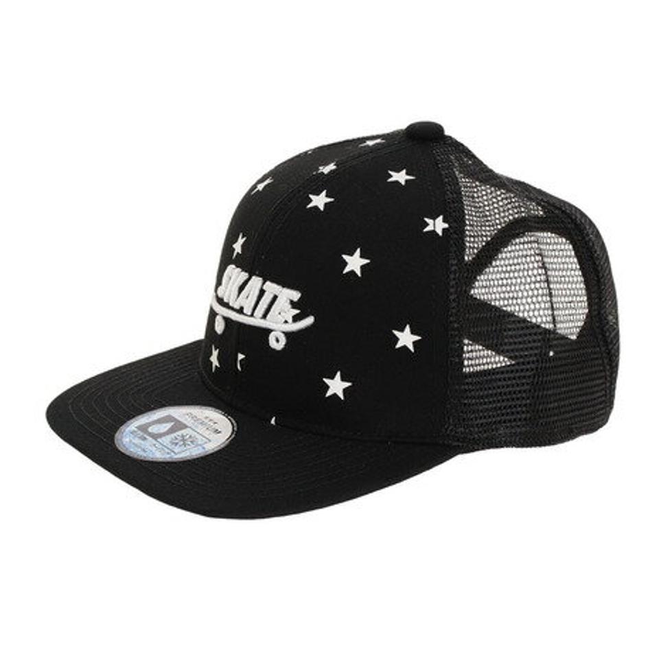 スタンレーインターナショナル(STANLEY INTERNATIONAL)(キッズ)帽子 キッズ ジュニア スタープリント BB メッシュキャップ 100-TMZ-011668 BLK 日よけ