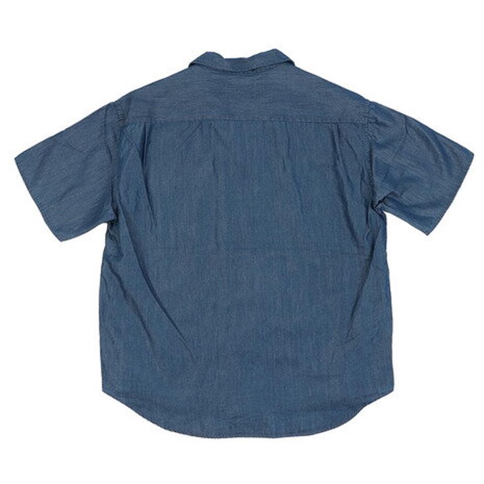 【SOY受賞記念1/31 9:59までエントリーでP4倍】エスエーエス（SAS）（メンズ）リラックスデニムオープンカラーシャツ SAS1954611-72 D/BLUE