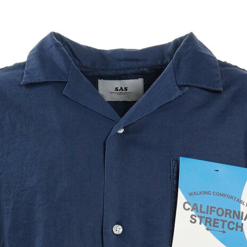 エスエーエス（SAS） リラックスオープンカラーシャツ SAS1954610-79:NAVY （メンズ）
