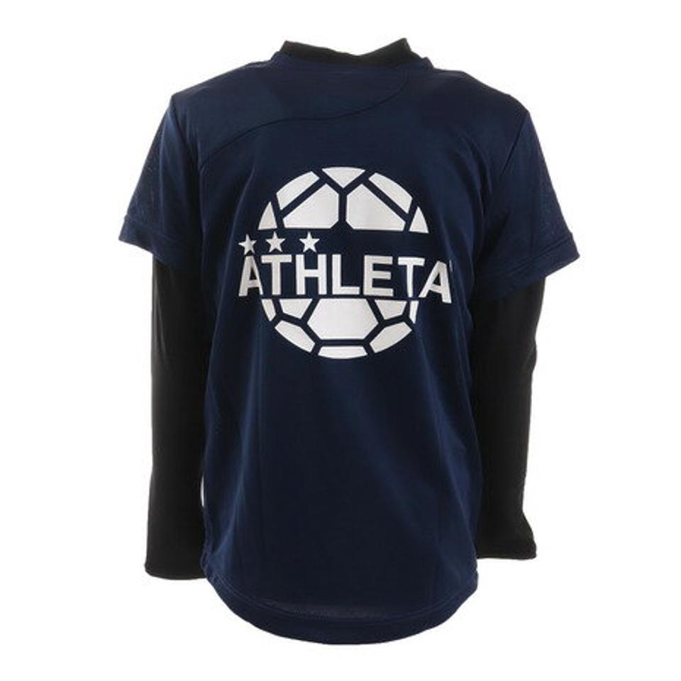 アスレタ（ATHLETA） サッカー フットサルウェア ジュニア ラクティスシャツインナーセット XE-408J NVYXNVY （キッズ）