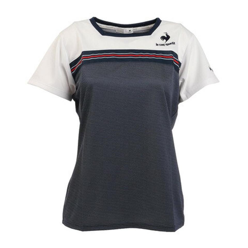 ルコック スポルティフ（Lecoq Sportif） テニスウェア レディース 半袖シャツ QTWSJA11 WHT （レディース）