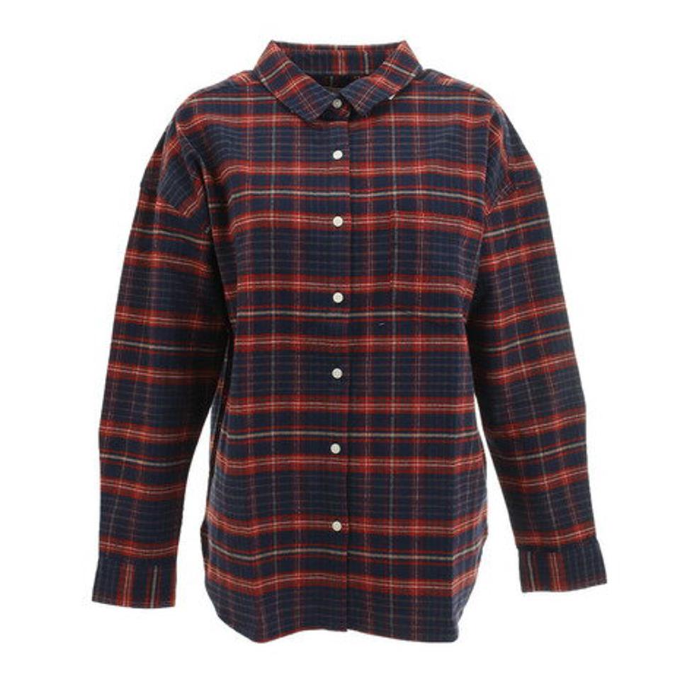 エーシーピージー(ACPG)(レディース)ネルシャツ 872PA0CG7075RExNV