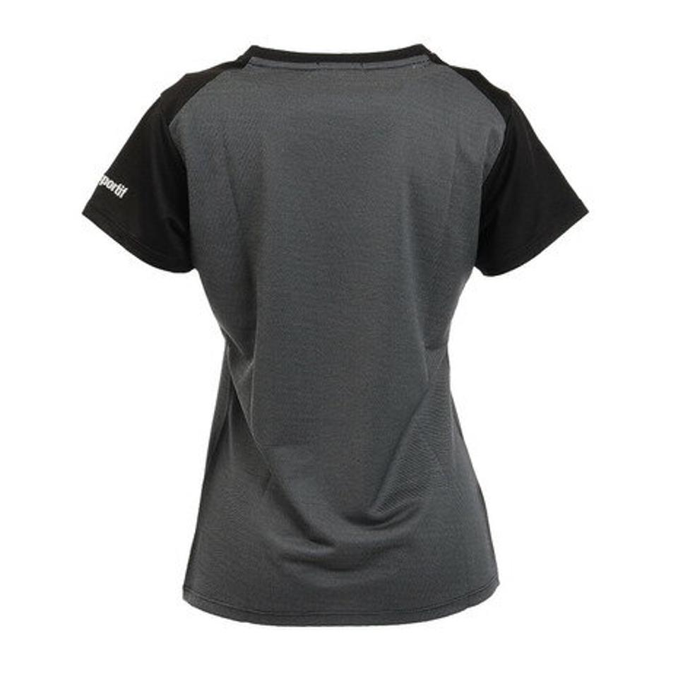 ルコック スポルティフ(Lecoq Sportif) テニスウェア レディース 半袖シャツ QTWSJA11 BLK (レディース)