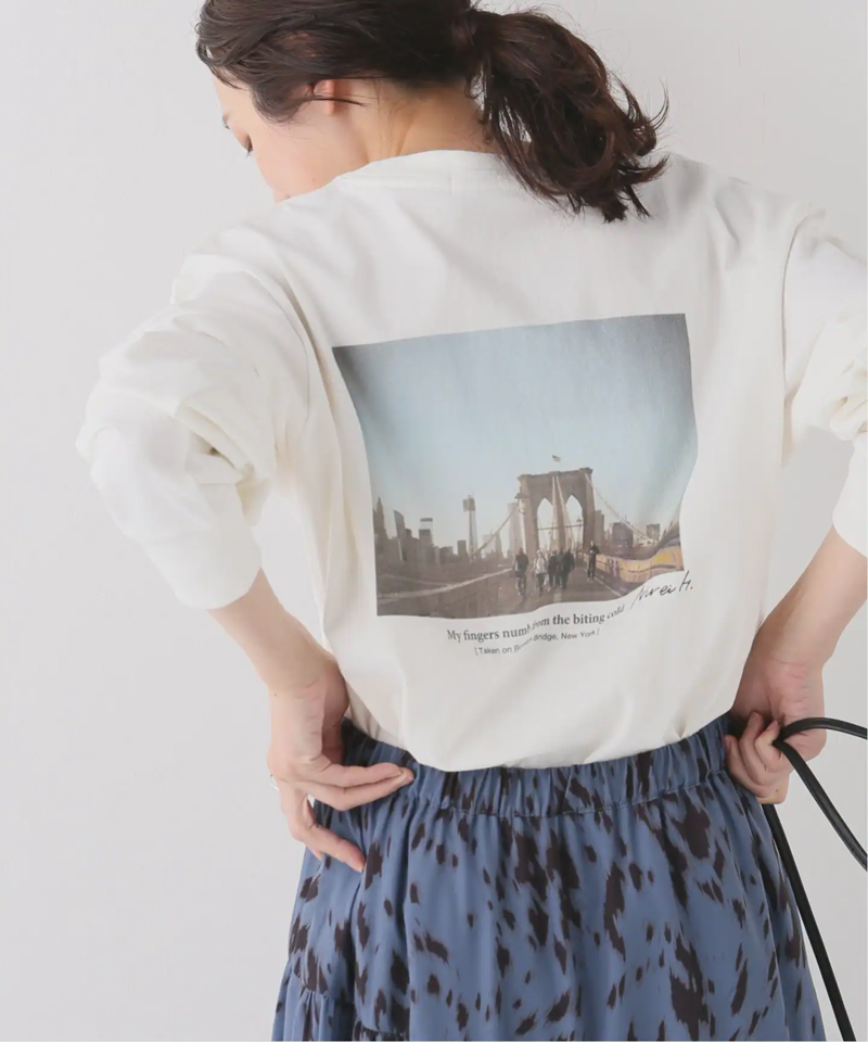 【NIREI×Relume】コラボフォトロングTシャツ（JOURNAL STANDARD relume）