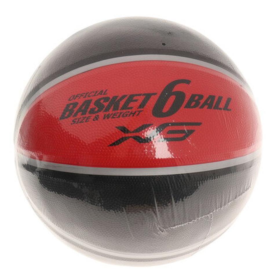 エックスティーエス(XTS) バスケットボール6号 781G1ZK5886 BLKRED (メンズ、レディース、キッズ)